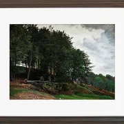 Peter Christian Thamsen Skovgaard – Bewaldete Hügel 1864 | Indrammet giclée-kunsttryk