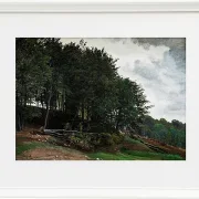 Peter Christian Thamsen Skovgaard – Bewaldete Hügel 1864 | Indrammet giclée-kunsttryk