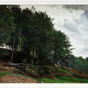 Peter Christian Thamsen Skovgaard – Bewaldete Hügel 1864 | Indrammet giclée-kunsttryk
