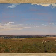 Peter Christian Thamsen Skovgaard – Blick auf das Herrenhaus Beldringe 1846 | Indrammet giclée-kunsttryk