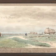 Peter Christian Thamsen Skovgaard – Blick von der Farm des Konsuls Axelsen auf Rheden 1848 | Indrammet giclée-kunsttryk