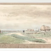 Peter Christian Thamsen Skovgaard – Blick von der Farm des Konsuls Axelsen auf Rheden 1848 | Indrammet giclée-kunsttryk