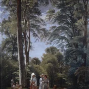 Peter Christian Thamsen Skovgaard – Buchenwald im Mai 1856 | Giclée Kunstdruck gerahmt