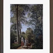 Peter Christian Thamsen Skovgaard – Buchenwald im Mai 1856 | Giclée Kunstdruck gerahmt