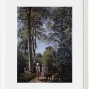 Peter Christian Thamsen Skovgaard – Buchenwald im Mai 1856 | Giclée Kunstdruck gerahmt