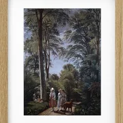 Peter Christian Thamsen Skovgaard – Buchenwald im Mai 1856 | Giclée Kunstdruck gerahmt