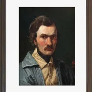 Peter Christian Thamsen Skovgaard – Der Maler J.Th. Lundbye 1840 | Giclée Kunstdruck gerahmt