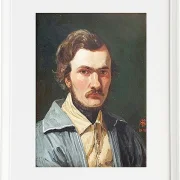 Peter Christian Thamsen Skovgaard – Der Maler J.Th. Lundbye 1840 | Giclée Kunstdruck gerahmt