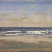 Peter Christian Thamsen Skovgaard – Der Strand von Rågeleje 1842 | Indrammet giclée-kunsttryk