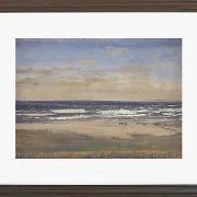 Peter Christian Thamsen Skovgaard – Der Strand von Rågeleje 1842 | Indrammet giclée-kunsttryk
