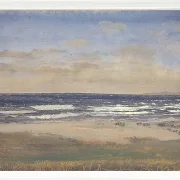 Peter Christian Thamsen Skovgaard – Der Strand von Rågeleje 1842 | Indrammet giclée-kunsttryk