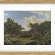 Peter Christian Thamsen Skovgaard – Eichen in Nordskoven bei Jægerspris, Seeland 1842 | Indrammet giclée-kunsttryk