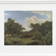 Peter Christian Thamsen Skovgaard – Eichen in Nordskoven bei Jægerspris, Seeland 1842 | Indrammet giclée-kunsttryk