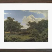Peter Christian Thamsen Skovgaard – Eichen in Nordskoven bei Jægerspris, Seeland 1842 | Indrammet giclée-kunsttryk