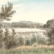 Peter Christian Thamsen Skovgaard – Hundesee auf Møen 1845 | Indrammet giclée-kunsttryk
