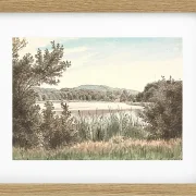 Peter Christian Thamsen Skovgaard – Hundesee auf Møen 1845 | Indrammet giclée-kunsttryk