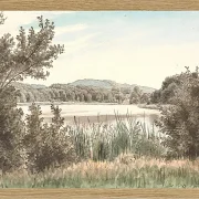 Peter Christian Thamsen Skovgaard – Hundesee auf Møen 1845 | Indrammet giclée-kunsttryk