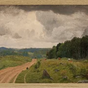 Peter Christian Thamsen Skovgaard – Landschaft bei Kongens Møller, Seeland 1844 | Indrammet giclée-kunsttryk