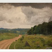 Peter Christian Thamsen Skovgaard – Landschaft bei Kongens Møller, Seeland 1844 | Indrammet giclée-kunsttryk