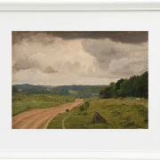 Peter Christian Thamsen Skovgaard – Landschaft bei Kongens Møller, Seeland 1844 | Indrammet giclée-kunsttryk