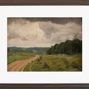 Peter Christian Thamsen Skovgaard – Landschaft bei Kongens Møller, Seeland 1844 | Indrammet giclée-kunsttryk