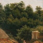 Peter Christian Thamsen Skovgaard – Landschaftsstudie 1840 | Giclée Kunstdruck gerahmt