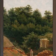 Peter Christian Thamsen Skovgaard – Landschaftsstudie 1840 | Giclée Kunstdruck gerahmt