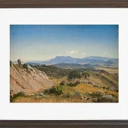 Peter Christian Thamsen Skovgaard – Rocky Hills in der Nähe von Civitella 1868 | Indrammet giclée-kunsttryk