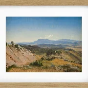 Peter Christian Thamsen Skovgaard – Rocky Hills in der Nähe von Civitella 1868 | Indrammet giclée-kunsttryk