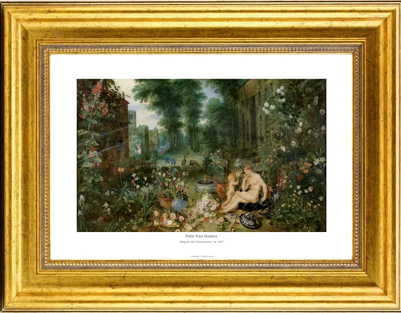 Peter Paul Rubens | Allegori om lugtesansen - 1617 | Gallery Edition | Indrammet kunsttryk | Barok