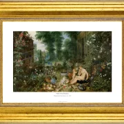 Peter Paul Rubens | Allegori om lugtesansen - 1617 | Gallery Edition | Indrammet kunsttryk | Barok