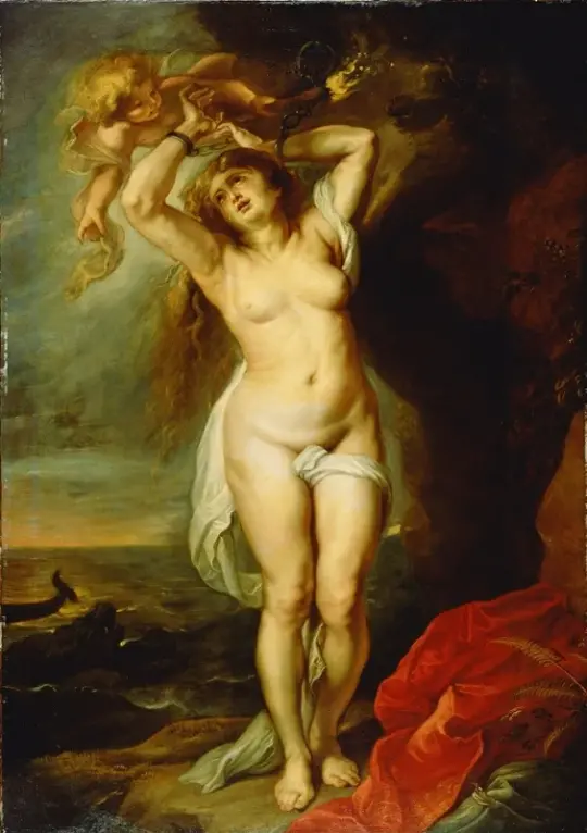 Peter Paul Rubens | Andromeda - 1640 | Giclée Kunstdruck gerahmt