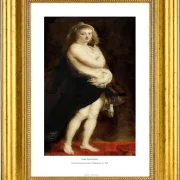 Peter Paul Rubens | Helena Fourment i en pelskappe - 1636 | Gallery Edition | Indrammet kunsttryk | Barok