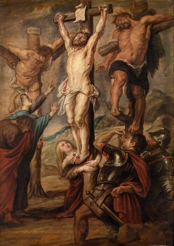 Peter Paul Rubens | Golgata - 1611 | Indrammet kunsttryk | Barok | formida