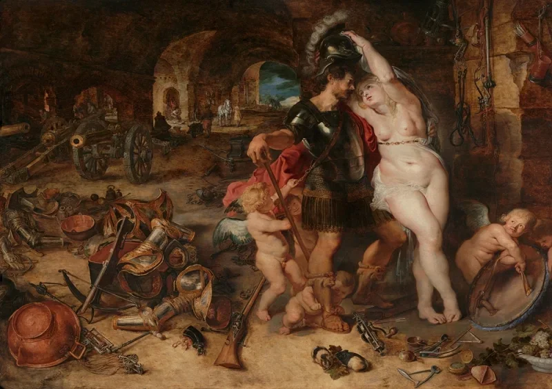 Peter Paul Rubens | Tilbagekomsten fra krigen - 1611 | Indrammet kunsttryk | Barok | formida