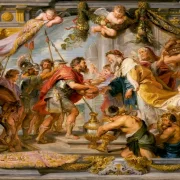 Peter Paul Rubens | Mødet mellem Abraham og Melkisedek - 1626 | Indrammet kunsttryk | Barok | formida
