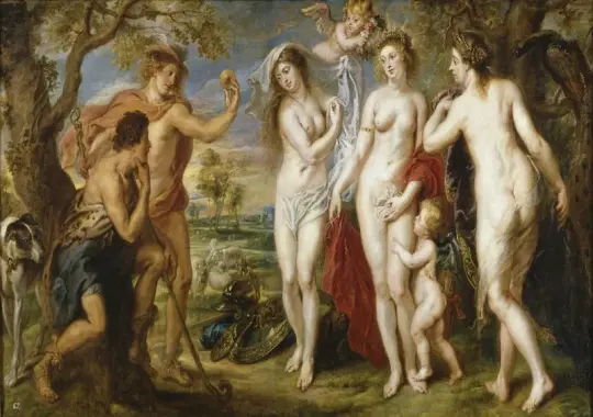 Peter Paul Rubens | Paris-dommen - 1638 | Indrammet kunsttryk | Barok | formida