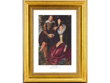 Peter Paul Rubens | Selbstbildnis mit Isabella Brant - 1609 | Gallery Edition | Gerahmter Kunstdruck | Barock