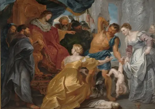 Peter Paul Rubens | Salomons dom - 1617 | Indrammet kunsttryk | Barok | formida