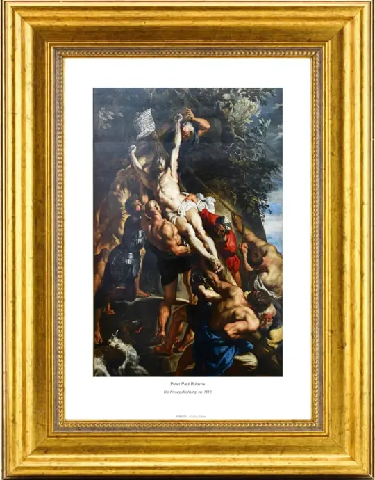 Peter Paul Rubens | Korsets oprejning - 1610 | Gallery Edition | Indrammet kunsttryk | Barok