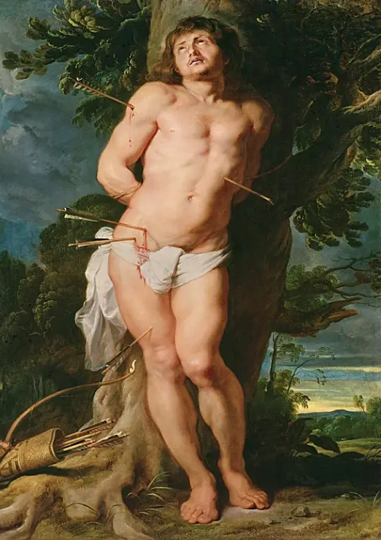 Peter Paul Rubens | Sankt Sebastian - 1618 | Indrammet kunsttryk | Barok | formida