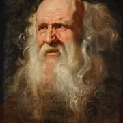 Peter Paul Rubens | Kopfstudie eines Mannes - 1616 | Giclée Kunstdruck gerahmt