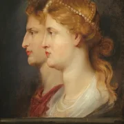 Peter Paul Rubens | Agrippina und Germanicus – 1614 | Giclée Kunstdruck gerahmt