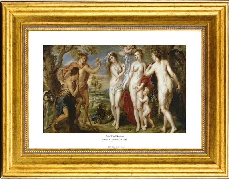 Peter Paul Rubens | Paris-dommen - 1639 | Gallery Edition | Indrammet kunsttryk | Barok