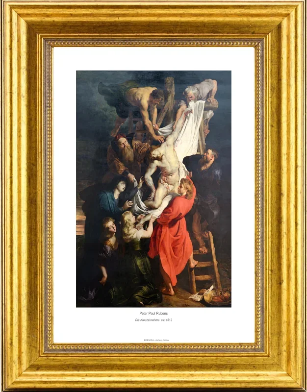 Peter Paul Rubens | Nedstigningen fra korset - 1612 | Gallery Edition | Indrammet kunsttryk | Barok