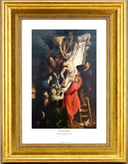 Peter Paul Rubens | Nedstigningen fra korset - 1612 | Gallery Edition | Indrammet kunsttryk | Barok