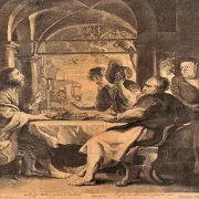 Peter Paul Rubens | Nadveren i Emmaus - 1638 | Indrammet kunsttryk | Barok | formida