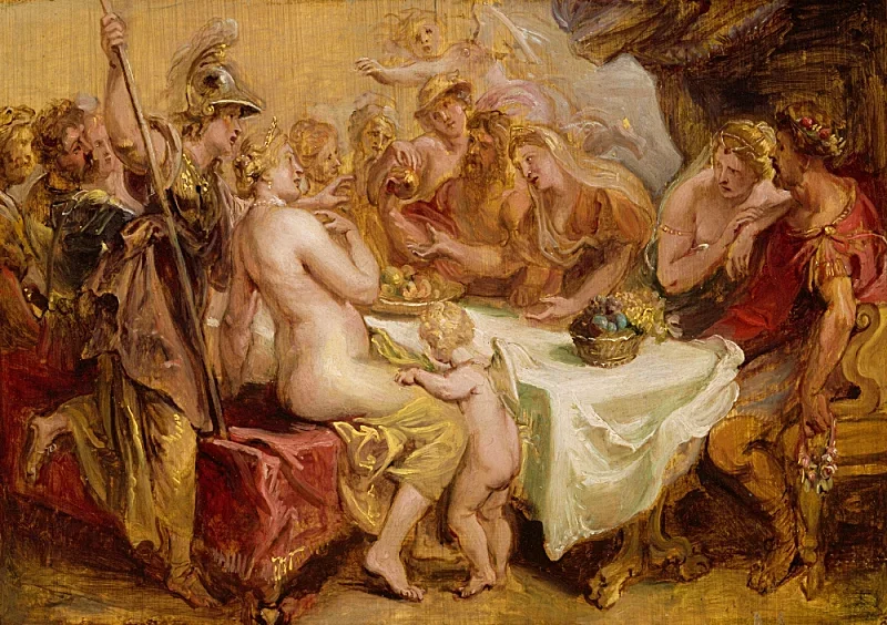 Peter Paul Rubens | Peleus og Thetis' bryllup - 1636 | Indrammet kunsttryk | Barok | formida