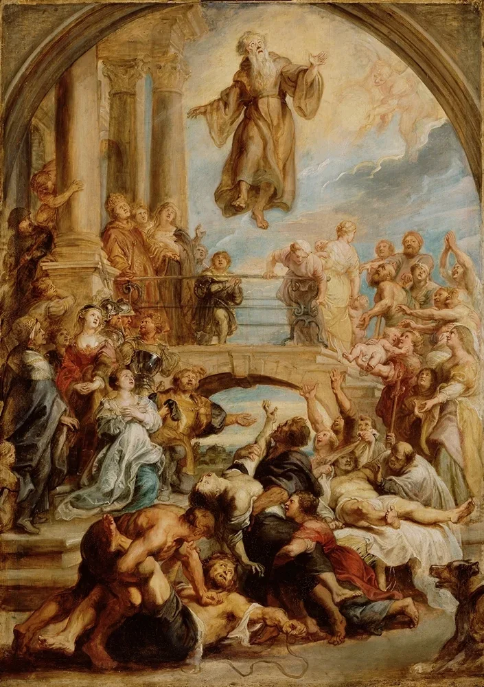 Peter Paul Rubens | Die Wunder des Heiligen Franziskus von Paola – 1928 | Gerahmter Kunstdruck | Barock | formida