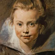 Peter Paul Rubens | Portræt af Clara Serena Rubens, kunstnerens datter - 1616 | Indrammet kunsttryk | Barok | formida